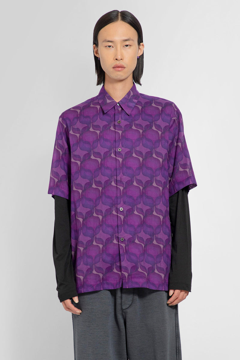 DRIES VAN NOTEN MAN PURPLE SHIRTS - DRIES VAN NOTEN - SHIRTS