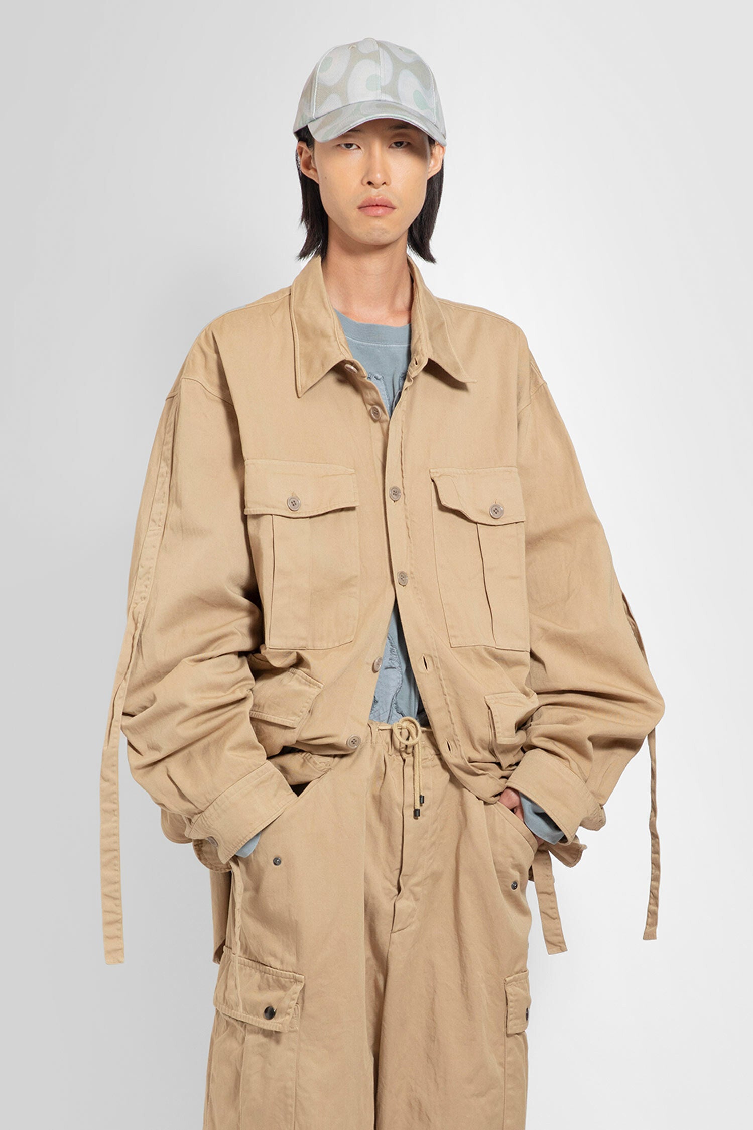 DRIES VAN NOTEN MAN BEIGE SHIRTS – Antonioli.eu