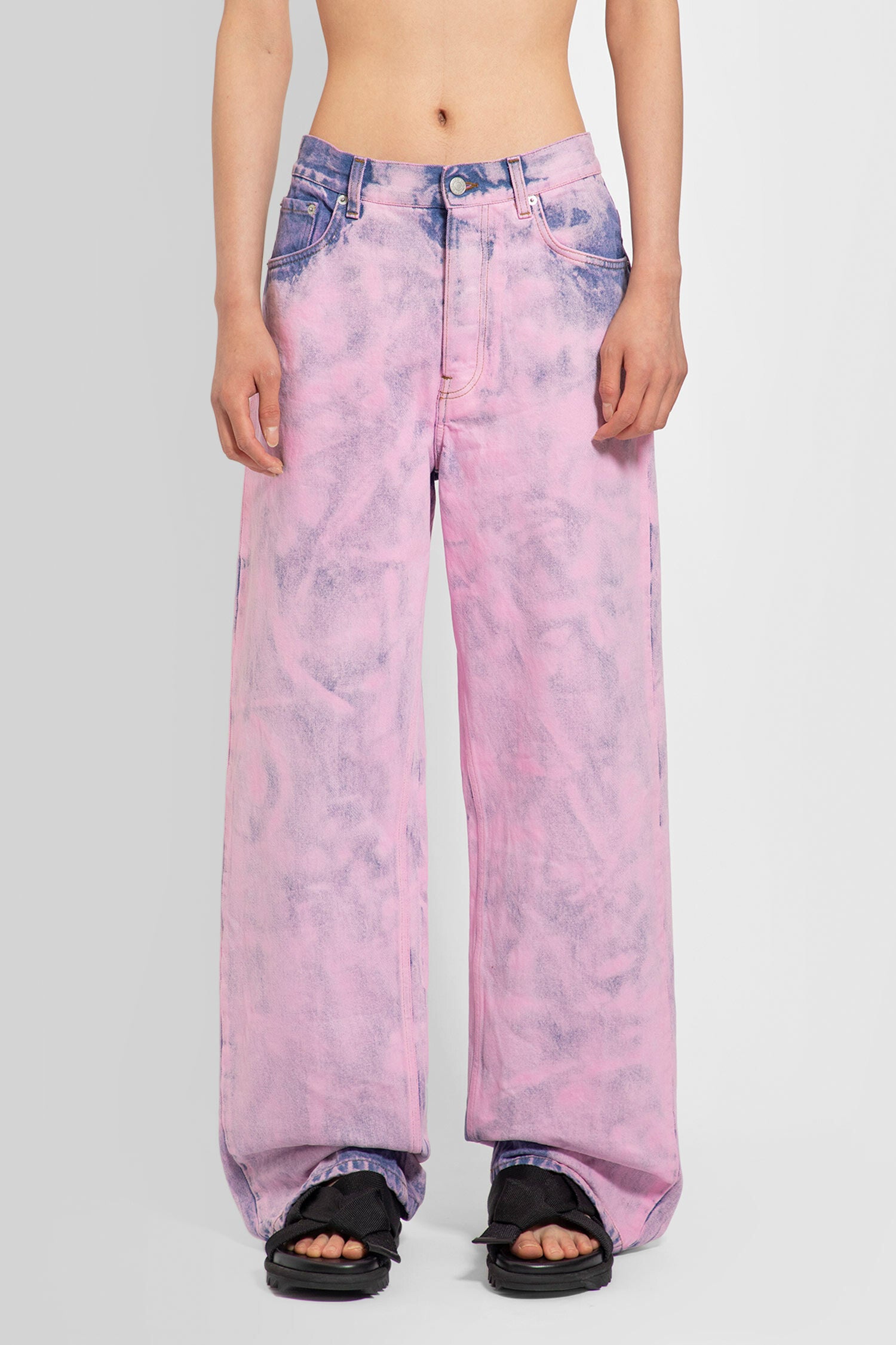 DRIES VAN NOTEN MAN PINK JEANS