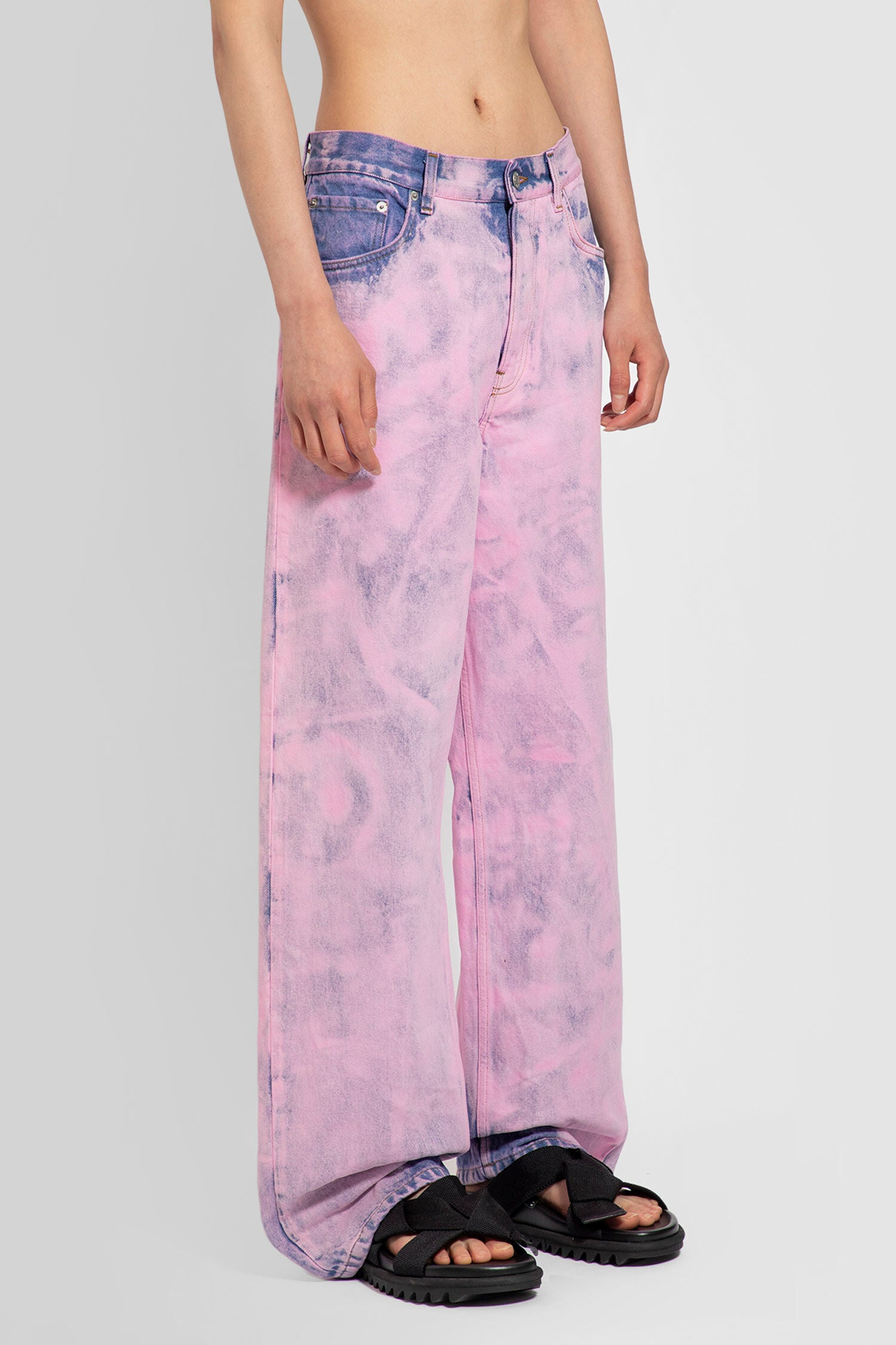 DRIES VAN NOTEN MAN PINK JEANS