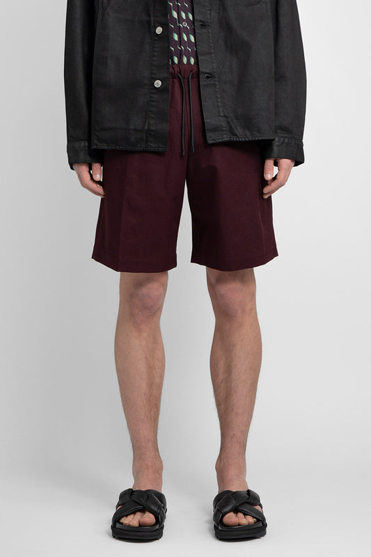 DRIES VAN NOTEN MAN RED SHORTS & SKIRTS