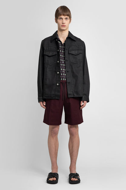 DRIES VAN NOTEN MAN RED SHORTS & SKIRTS