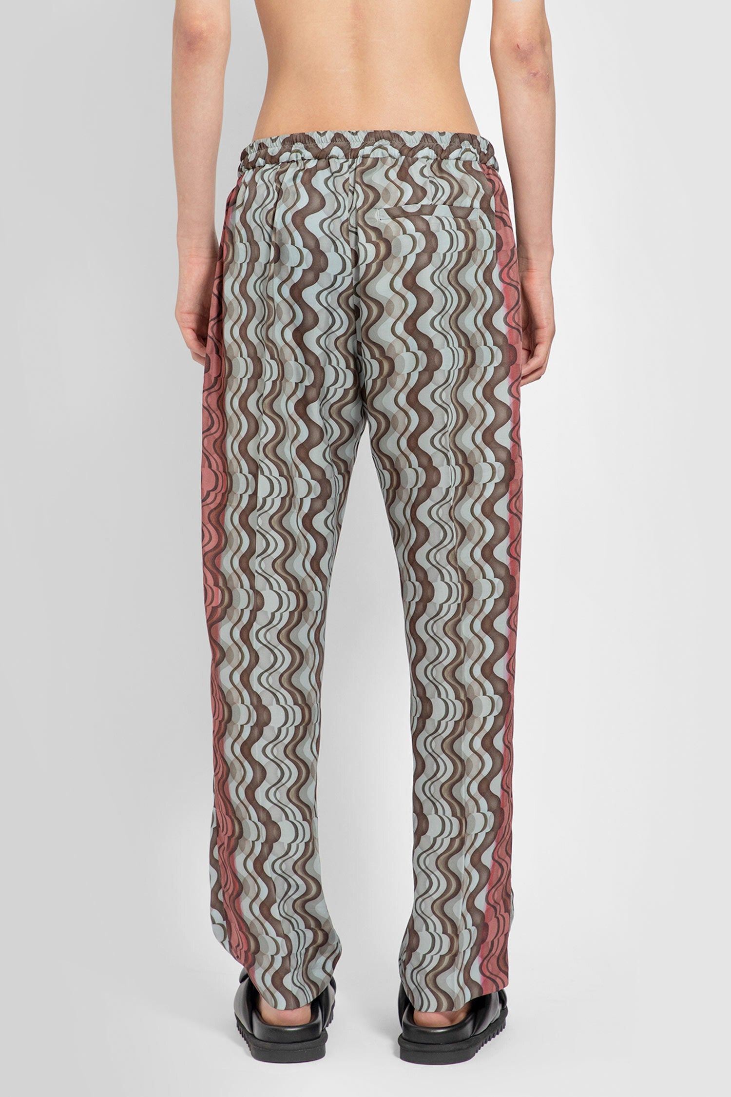 DRIES VAN NOTEN MAN MULTICOLOR TROUSERS