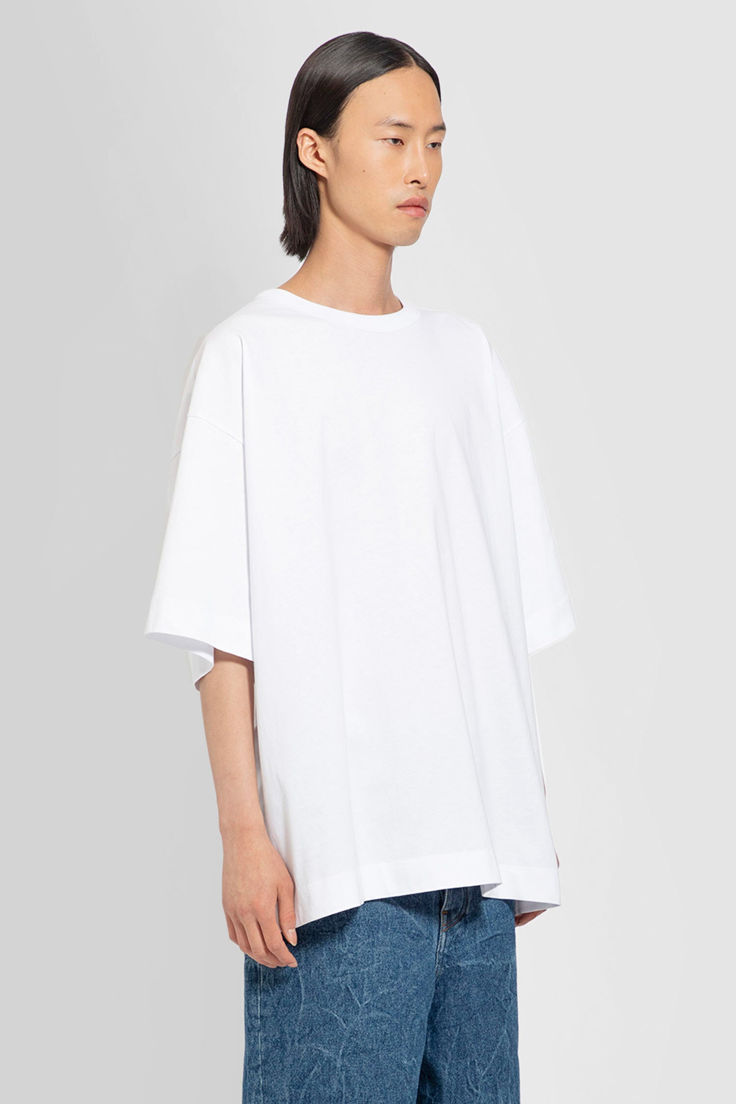 DRIES VAN NOTEN MAN WHITE T-SHIRTS