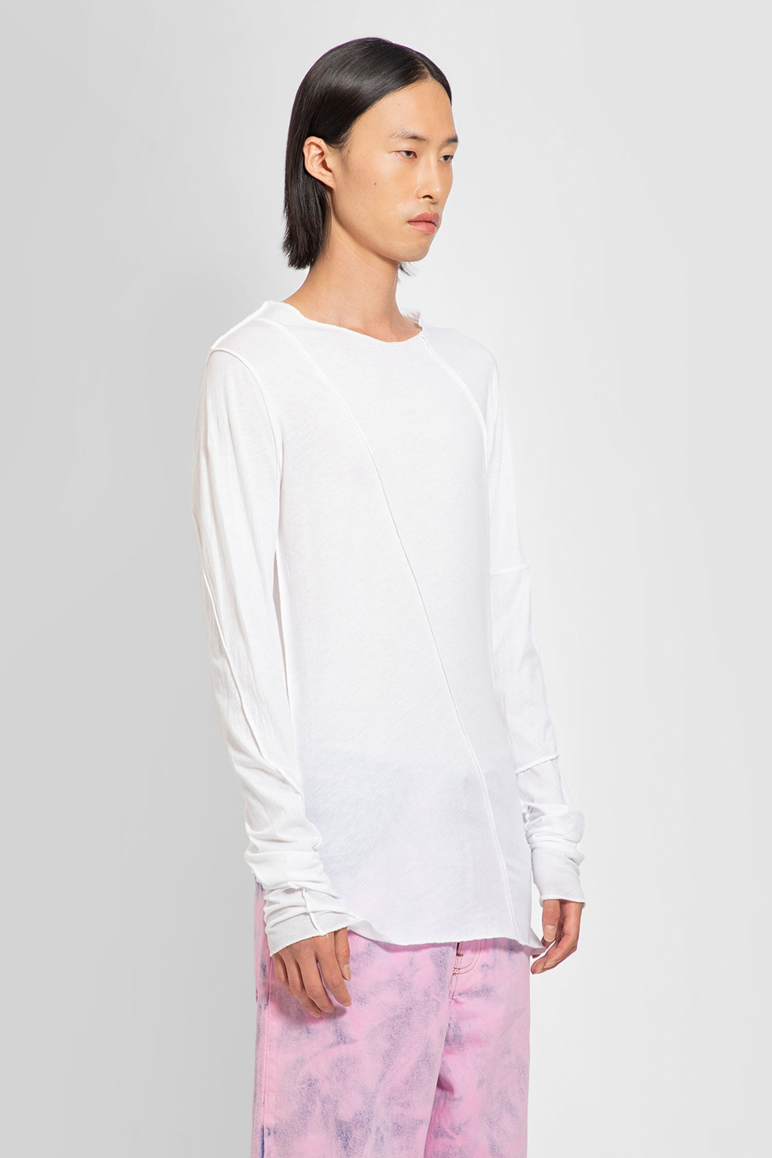 DRIES VAN NOTEN MAN WHITE T-SHIRTS & TANK TOPS