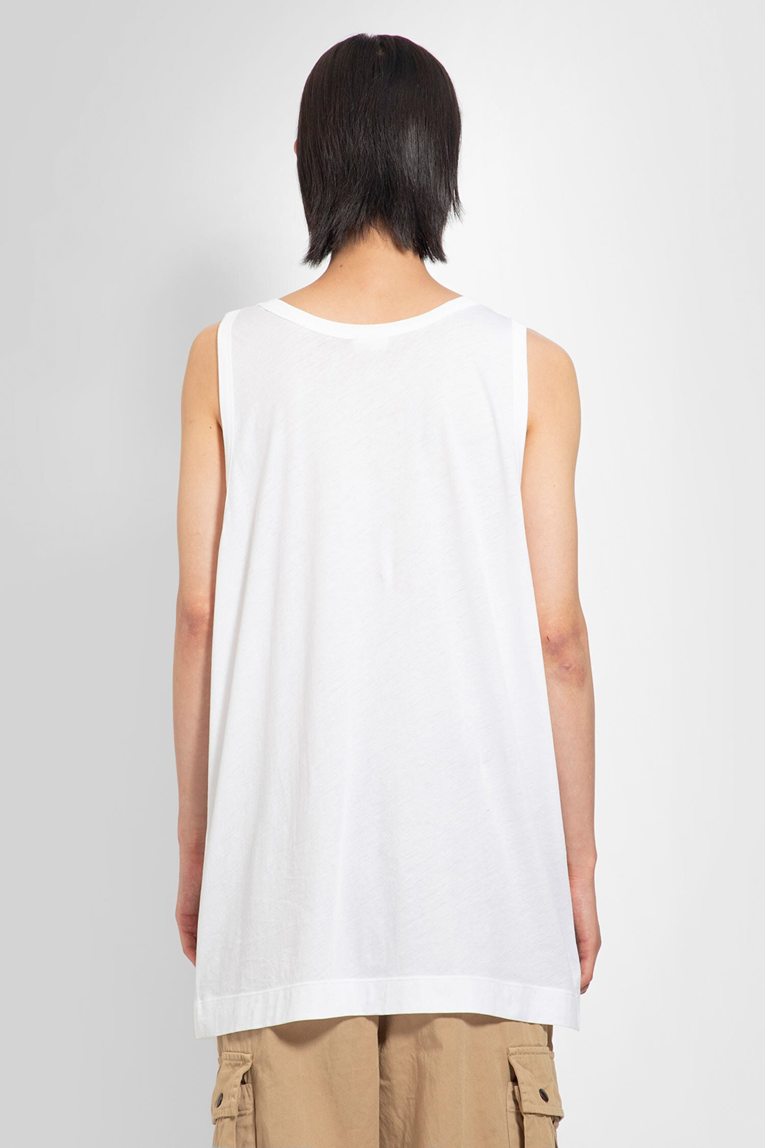 DRIES VAN NOTEN MAN WHITE T-SHIRTS & TANK TOPS