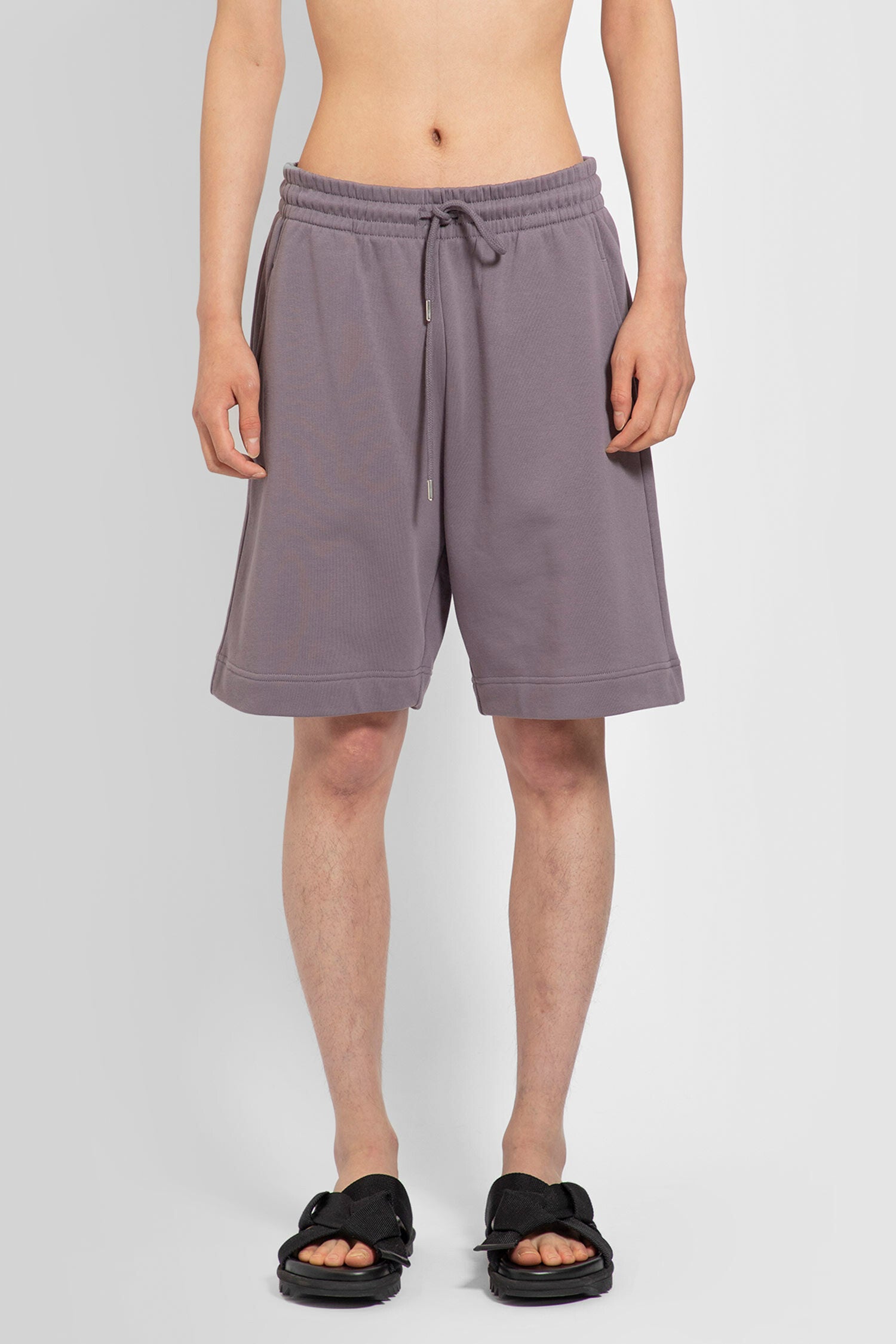 DRIES VAN NOTEN MAN PURPLE SHORTS & SKIRTS