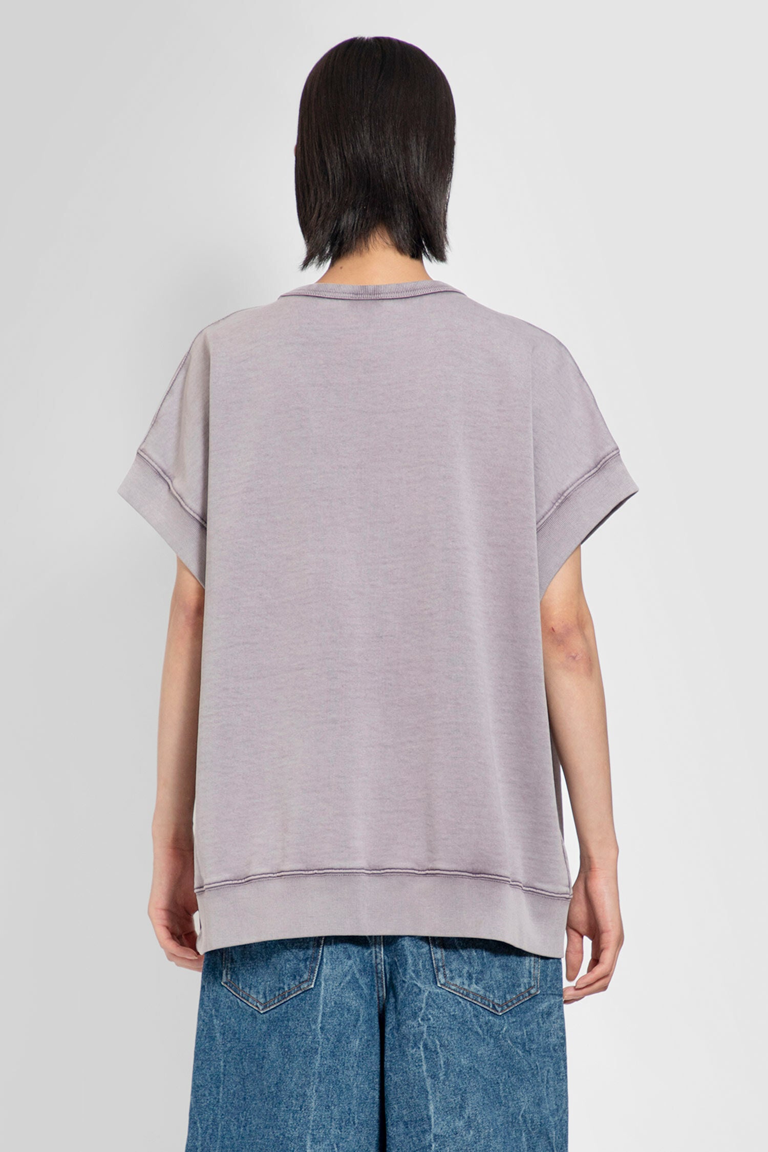 DRIES VAN NOTEN MAN PURPLE T-SHIRTS