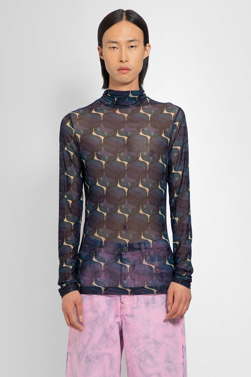 Dries van noten graphic hotsell printed turtleneck