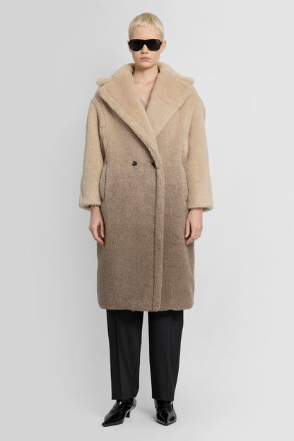 MAX MARA WOMAN BEIGE COATS