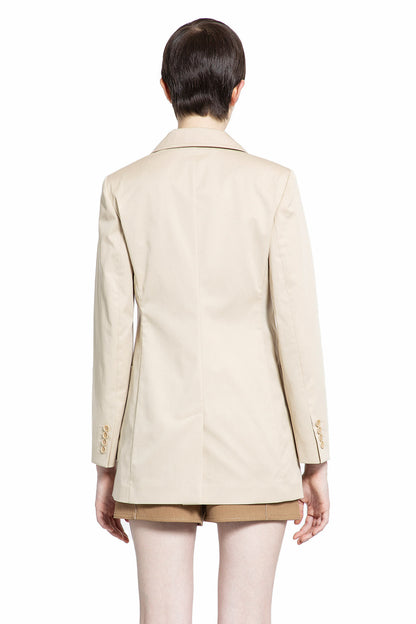 MAX MARA WOMAN BEIGE BLAZERS