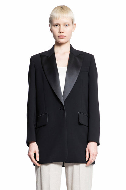 MAX MARA WOMAN BLACK BLAZERS