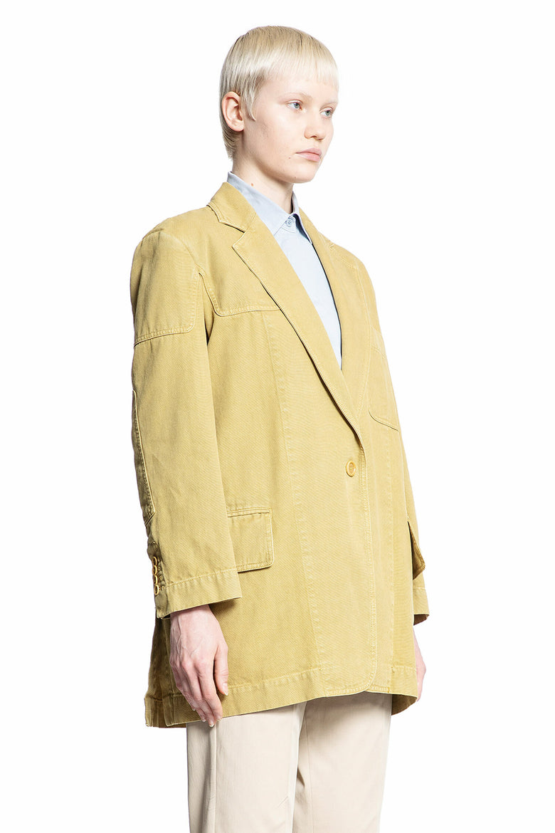 MAX MARA WOMAN BEIGE BLAZERS