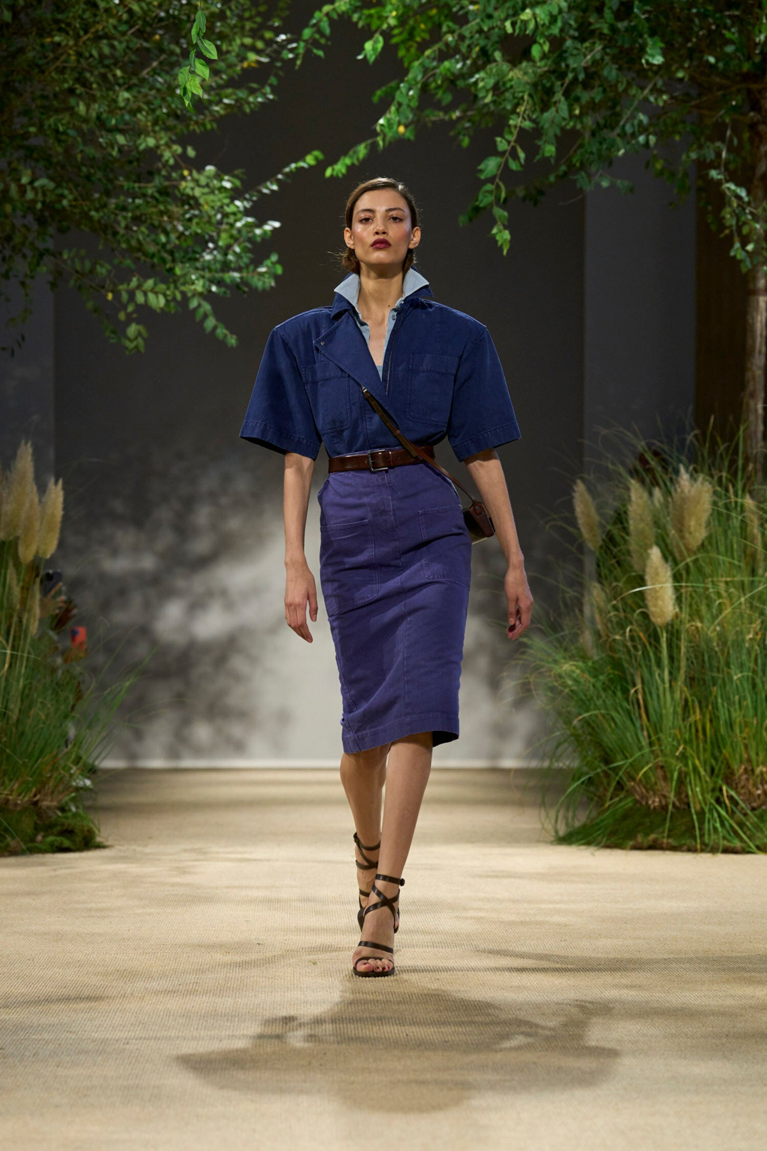 MAX MARA WOMAN PURPLE SKIRTS