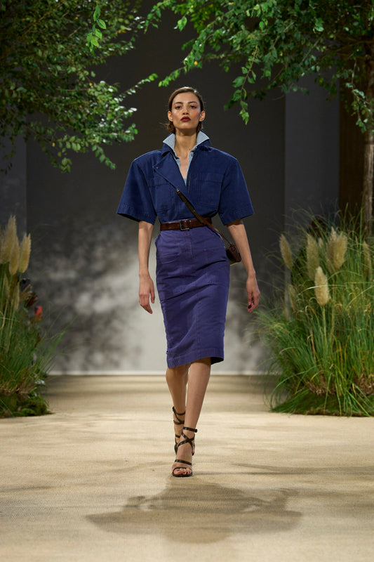 MAX MARA WOMAN PURPLE SKIRTS