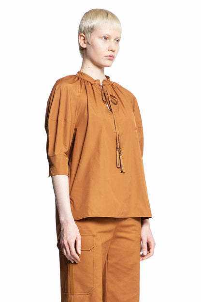 Antonioli MAX MARA WOMAN BROWN SHIRTS