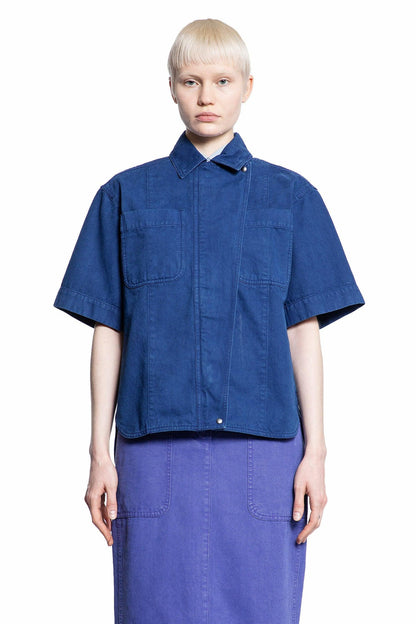 Antonioli MAX MARA WOMAN BLUE SHIRTS