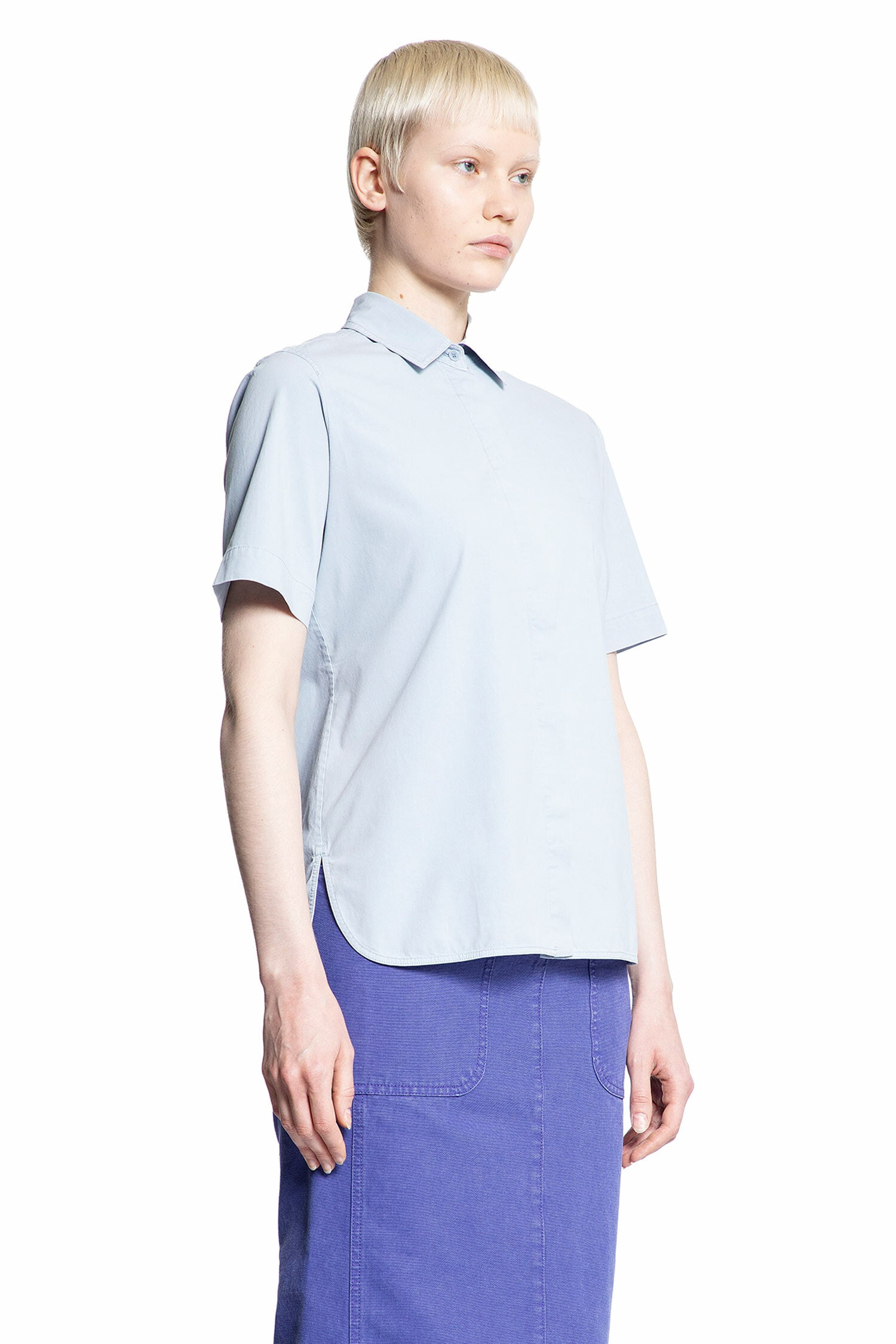 MAX MARA WOMAN BLUE SHIRTS