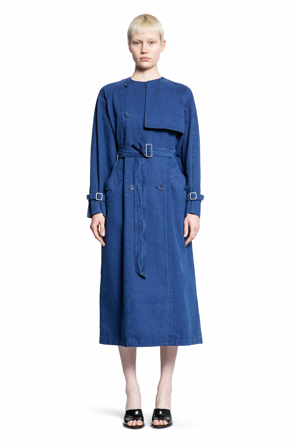 MAX MARA WOMAN BLUE COATS