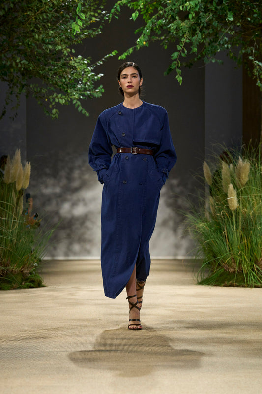 MAX MARA WOMAN BLUE COATS