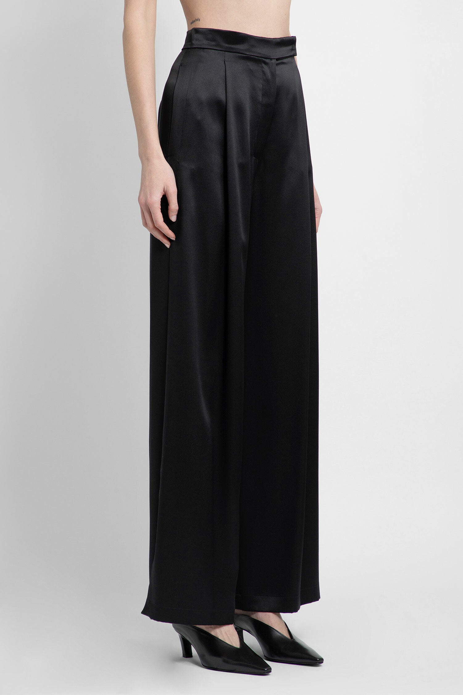 MAX MARA WOMAN BLACK TROUSERS