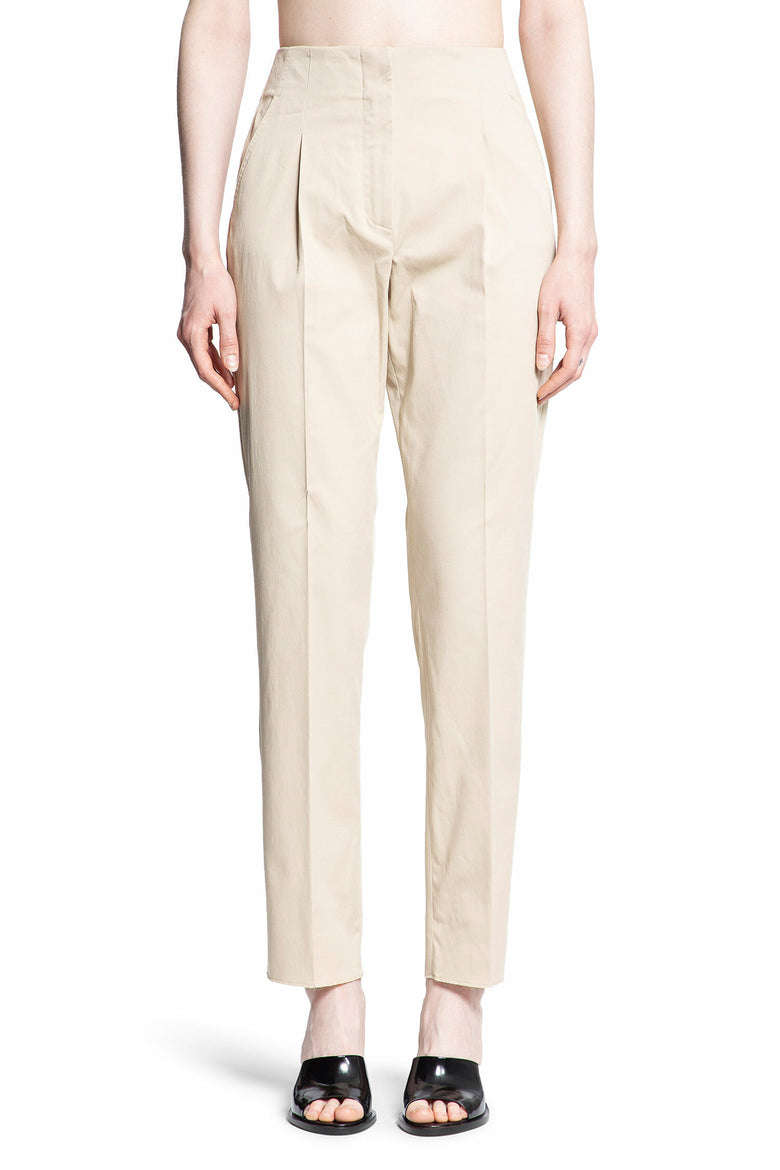 MAX MARA WOMAN BEIGE TROUSERS