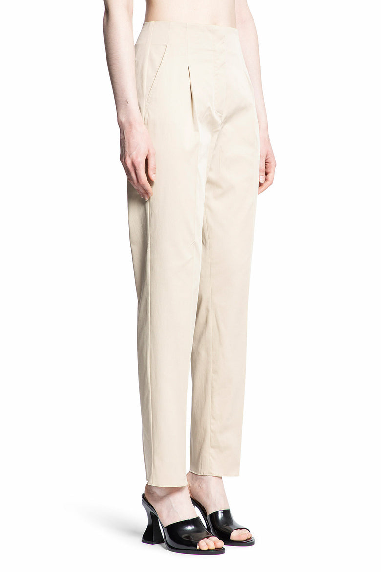 MAX MARA WOMAN BEIGE TROUSERS