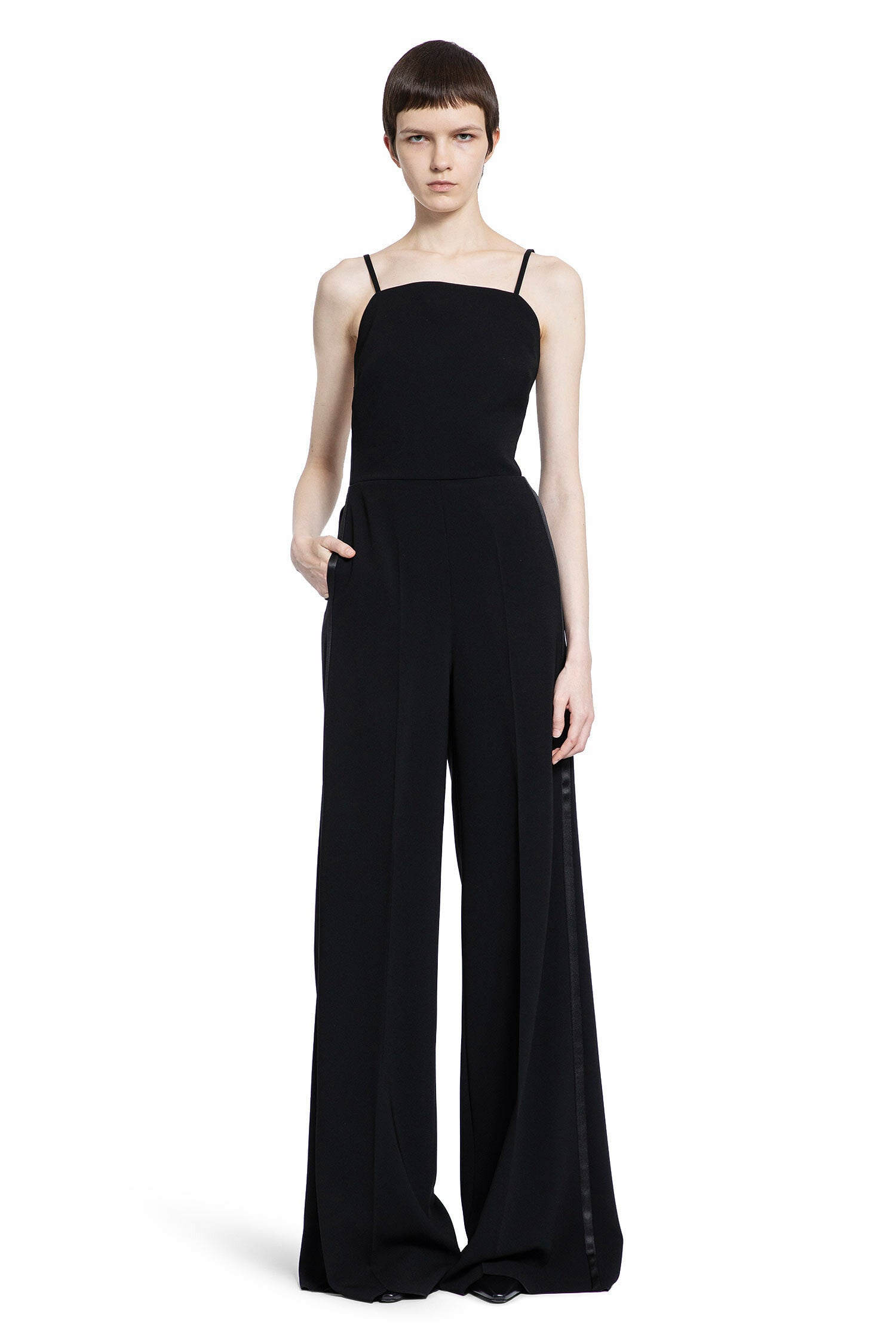 MAX MARA WOMAN BLACK JUMPSUITS