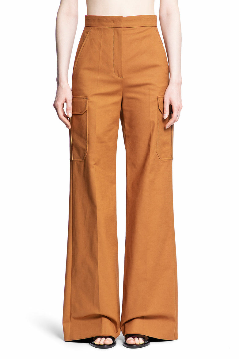 MAX MARA WOMAN BROWN TROUSERS