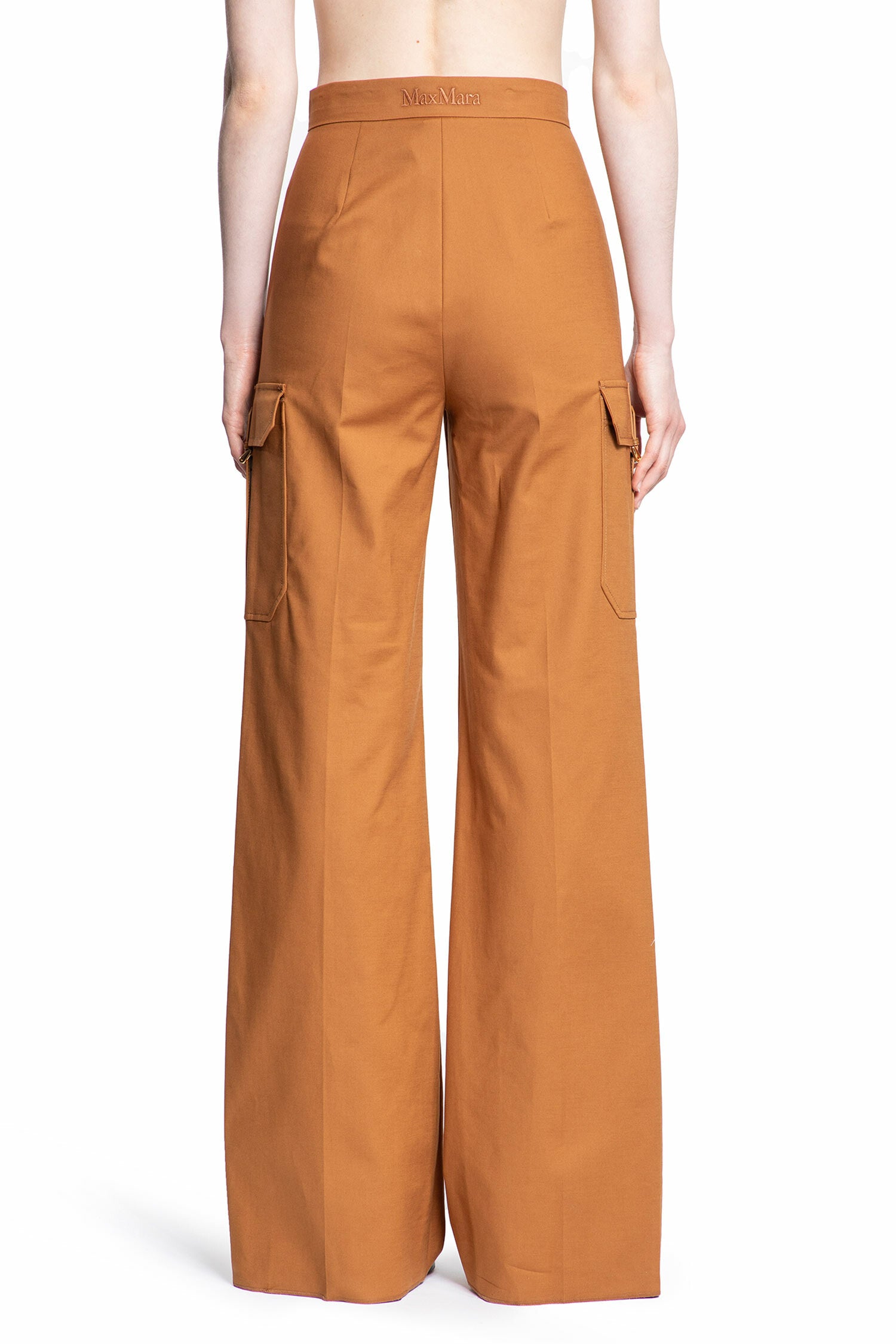 MAX MARA WOMAN BROWN TROUSERS