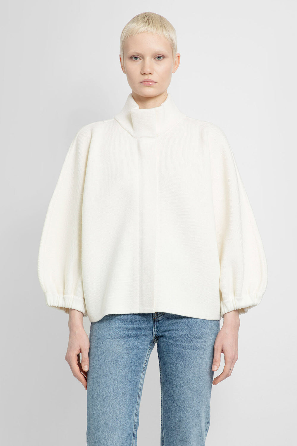 MAX MARA WOMAN WHITE KNITWEAR