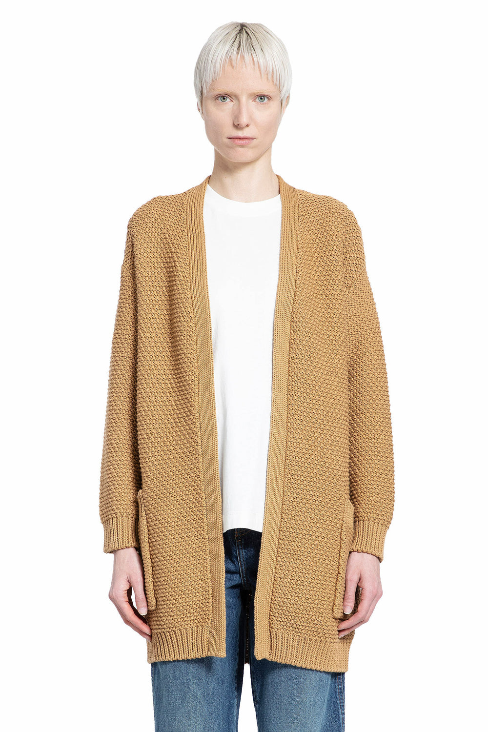 MAX MARA WOMAN BEIGE KNITWEAR