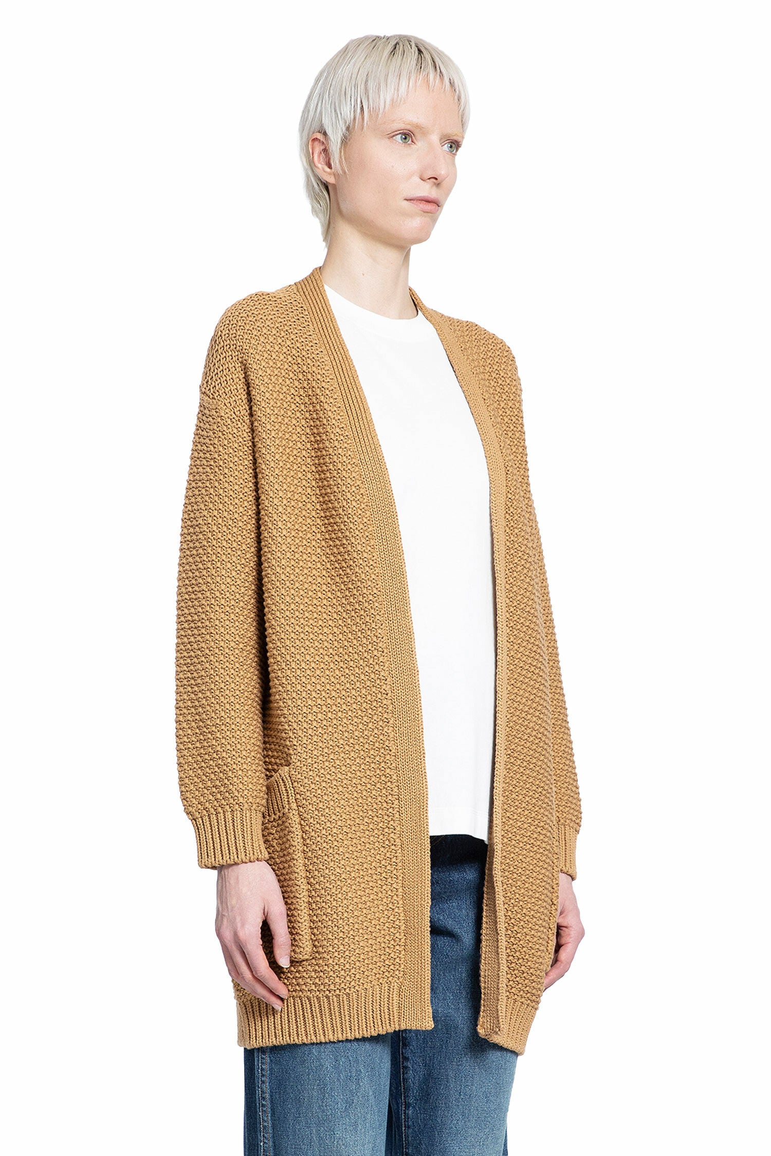 MAX MARA WOMAN BEIGE KNITWEAR