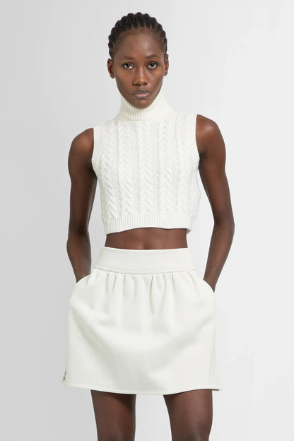 Antonioli MAX MARA WOMAN OFF-WHITE VESTS