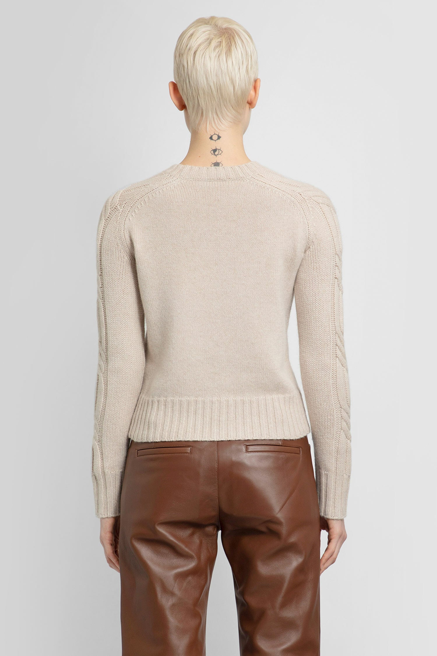 MAX MARA WOMAN BEIGE KNITWEAR