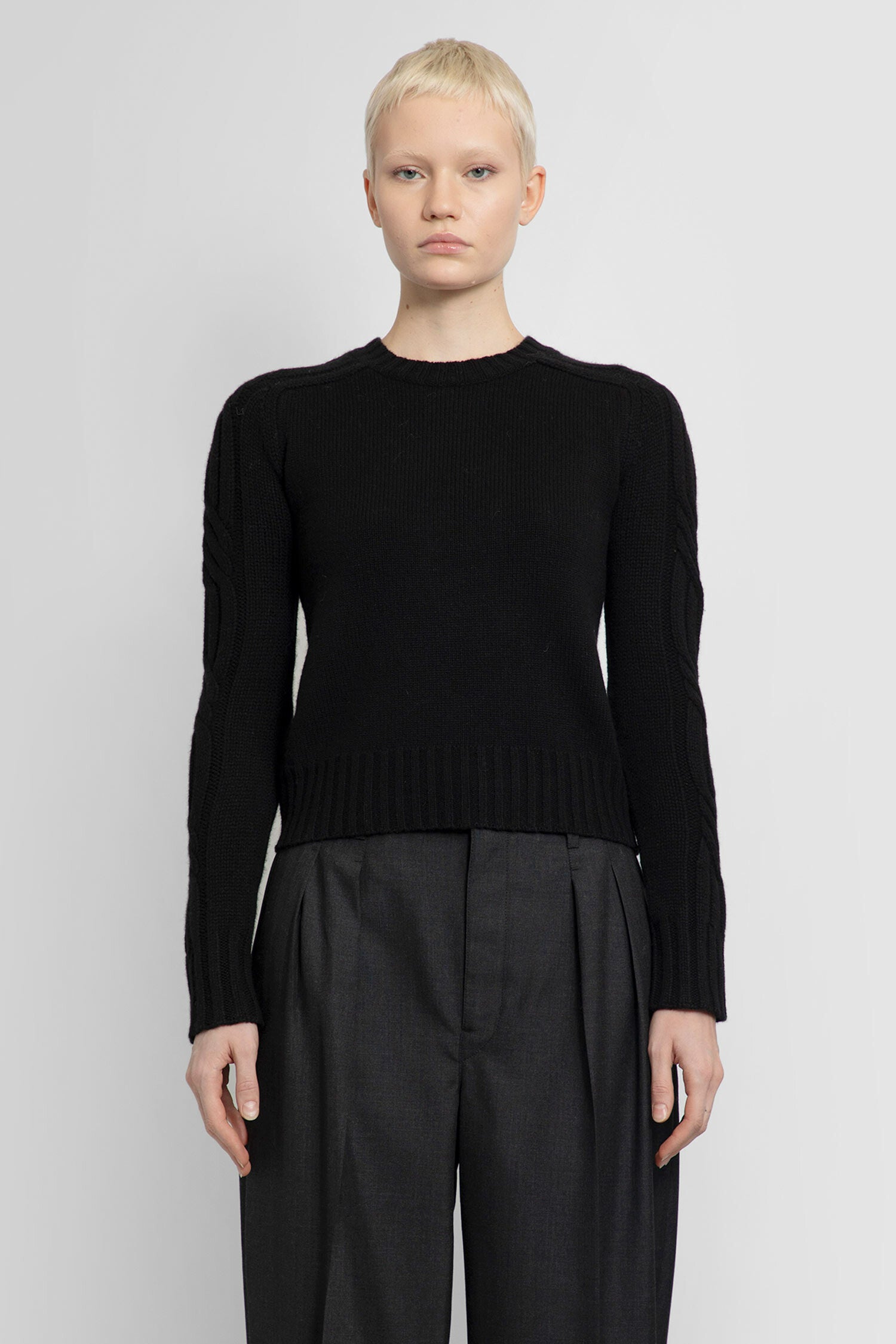 MAX MARA WOMAN BLACK KNITWEAR