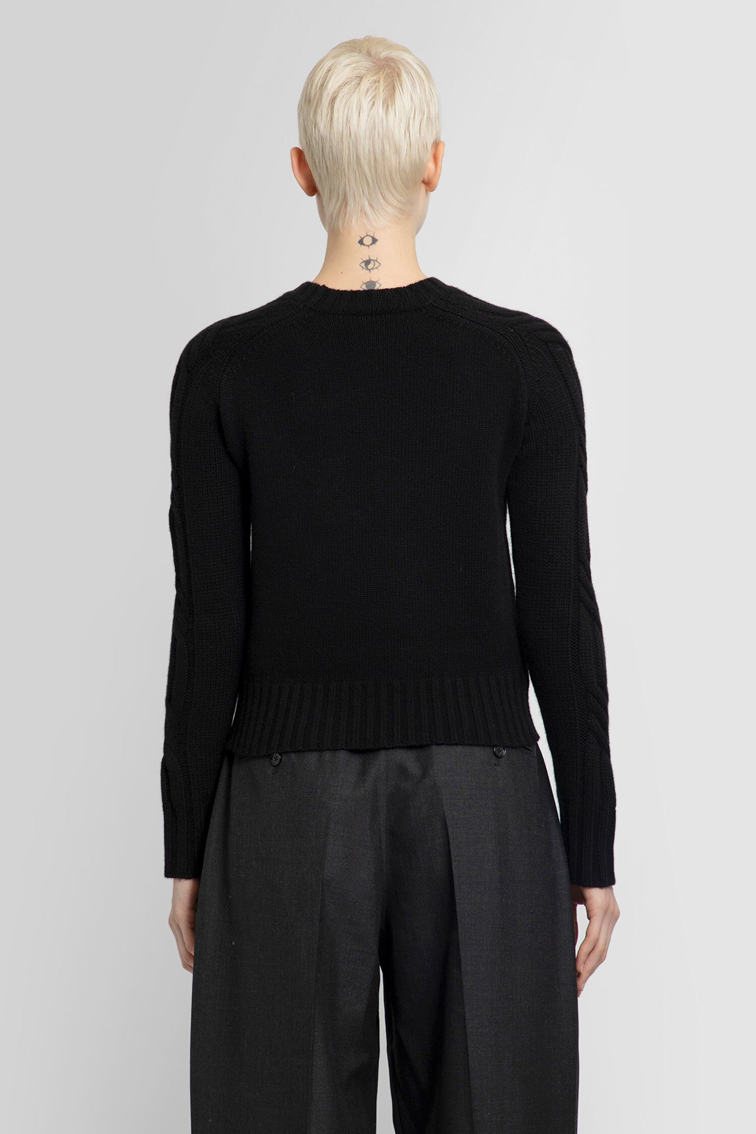 MAX MARA WOMAN BLACK KNITWEAR