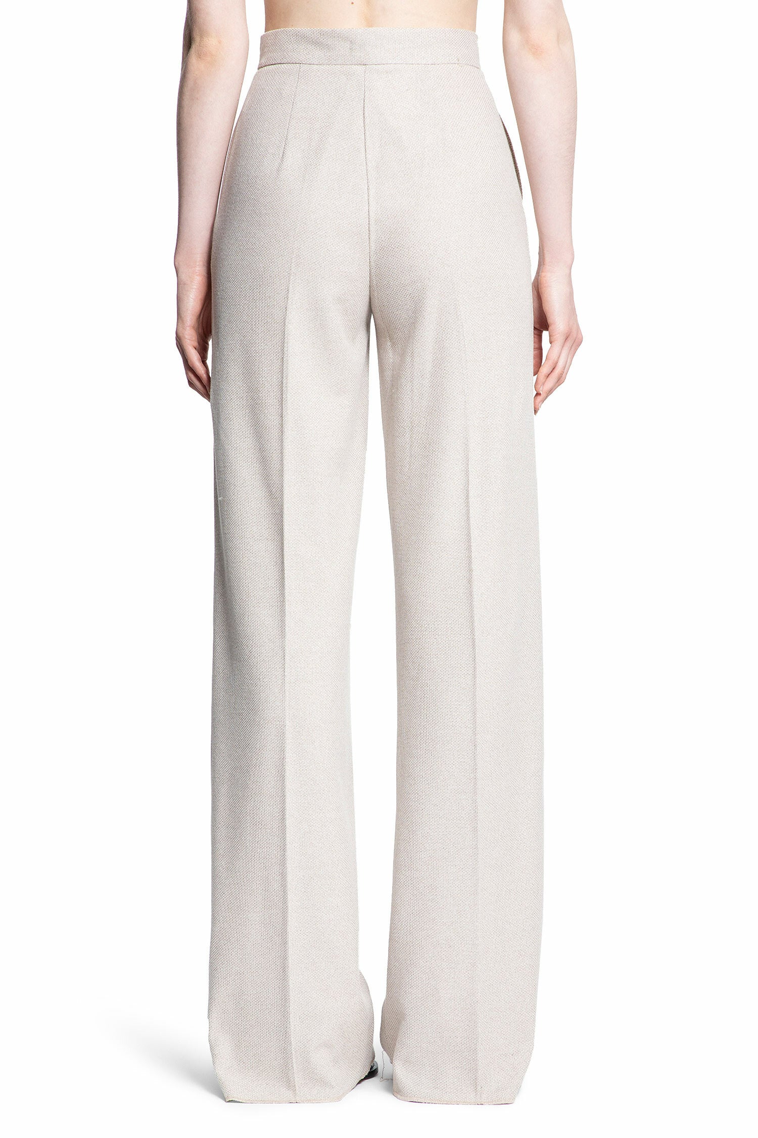 MAX MARA WOMAN BEIGE TROUSERS