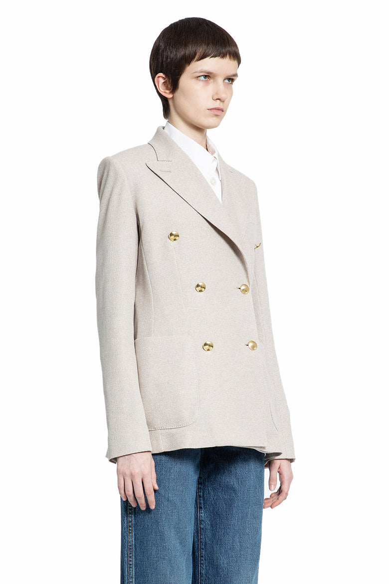 MAX MARA WOMAN BEIGE BLAZERS