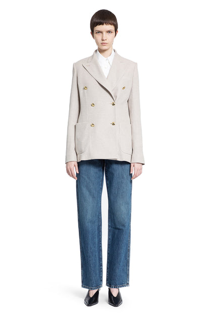 MAX MARA WOMAN BEIGE BLAZERS