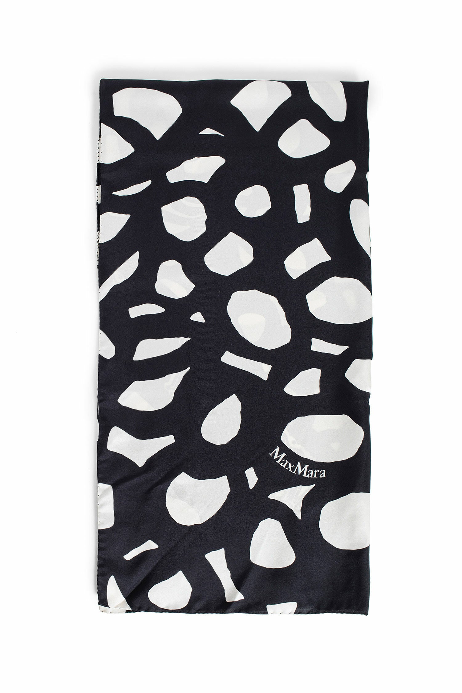 MAX MARA WOMAN BLACK&WHITE SCARVES