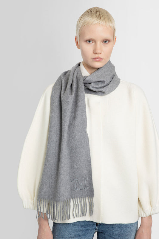 MAX MARA WOMAN GREY SCARVES