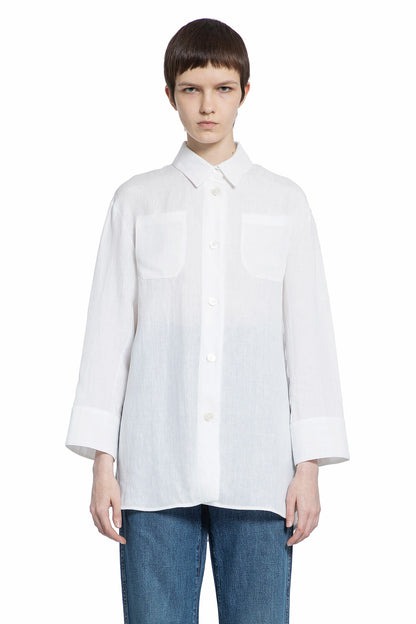 S MAX MARA WOMAN WHITE SHIRTS