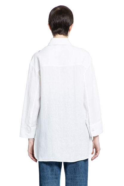 S MAX MARA WOMAN WHITE SHIRTS