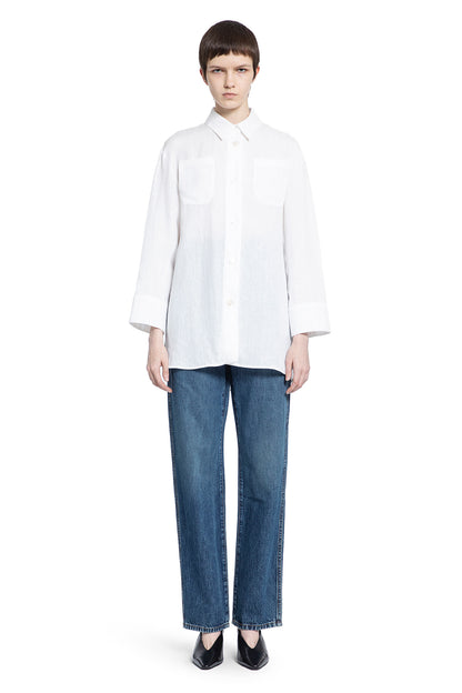 S MAX MARA WOMAN WHITE SHIRTS