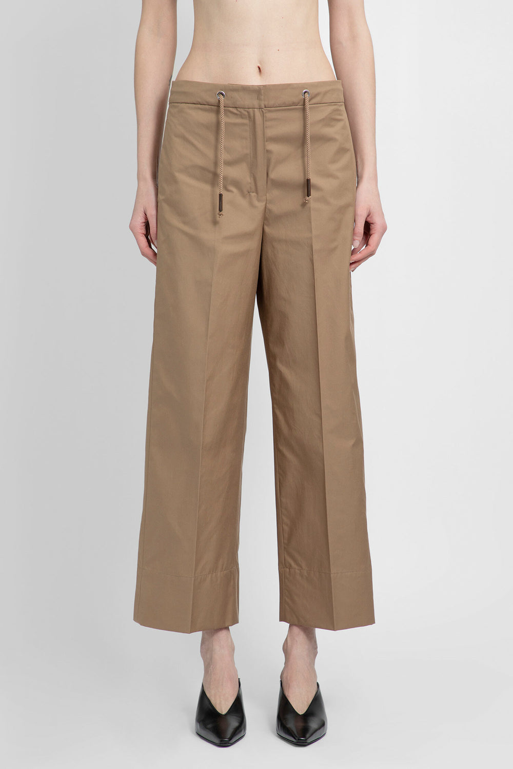 S MAX MARA WOMAN BEIGE TROUSERS