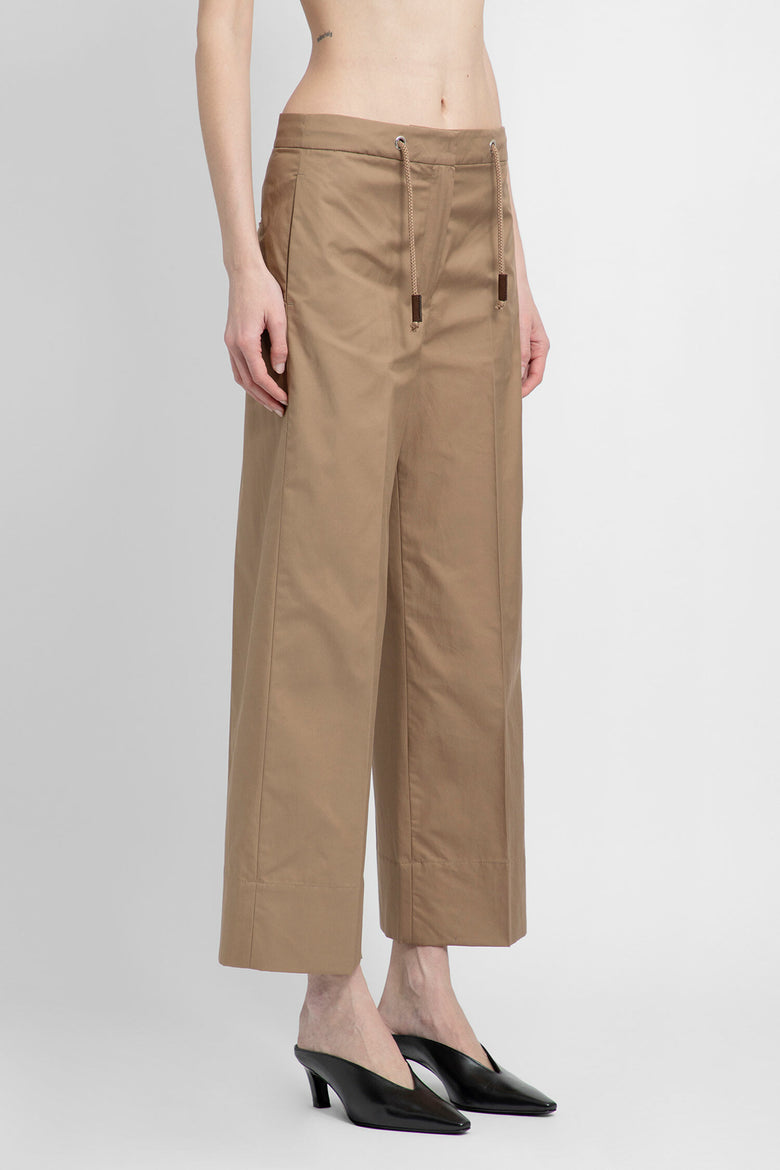 S MAX MARA WOMAN BEIGE TROUSERS