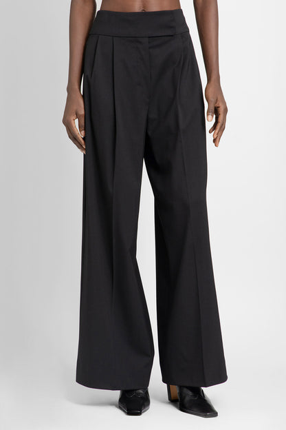 S MAX MARA WOMAN BLACK TROUSERS