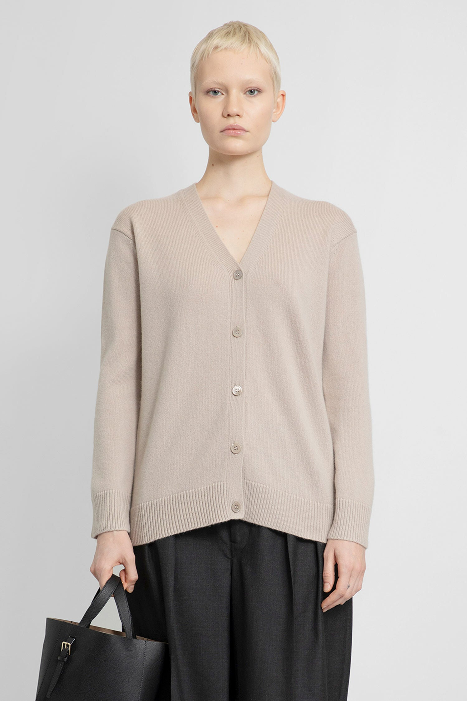 S MAX MARA WOMAN BEIGE KNITWEAR