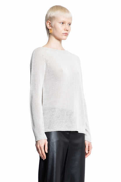 S MAX MARA WOMAN OFF-WHITE KNITWEAR